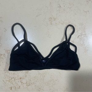 Black strappy Bralette one size